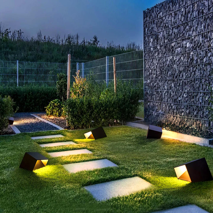 CubeLuxe™ – Lampe Solaire Design Cube pour Extérieur