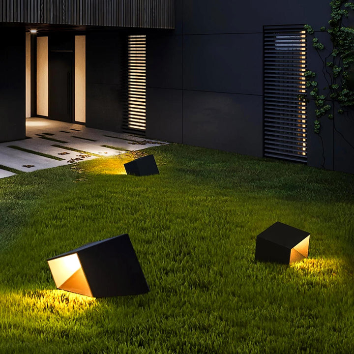 CubeLuxe™ – Lampe Solaire Design Cube pour Extérieur