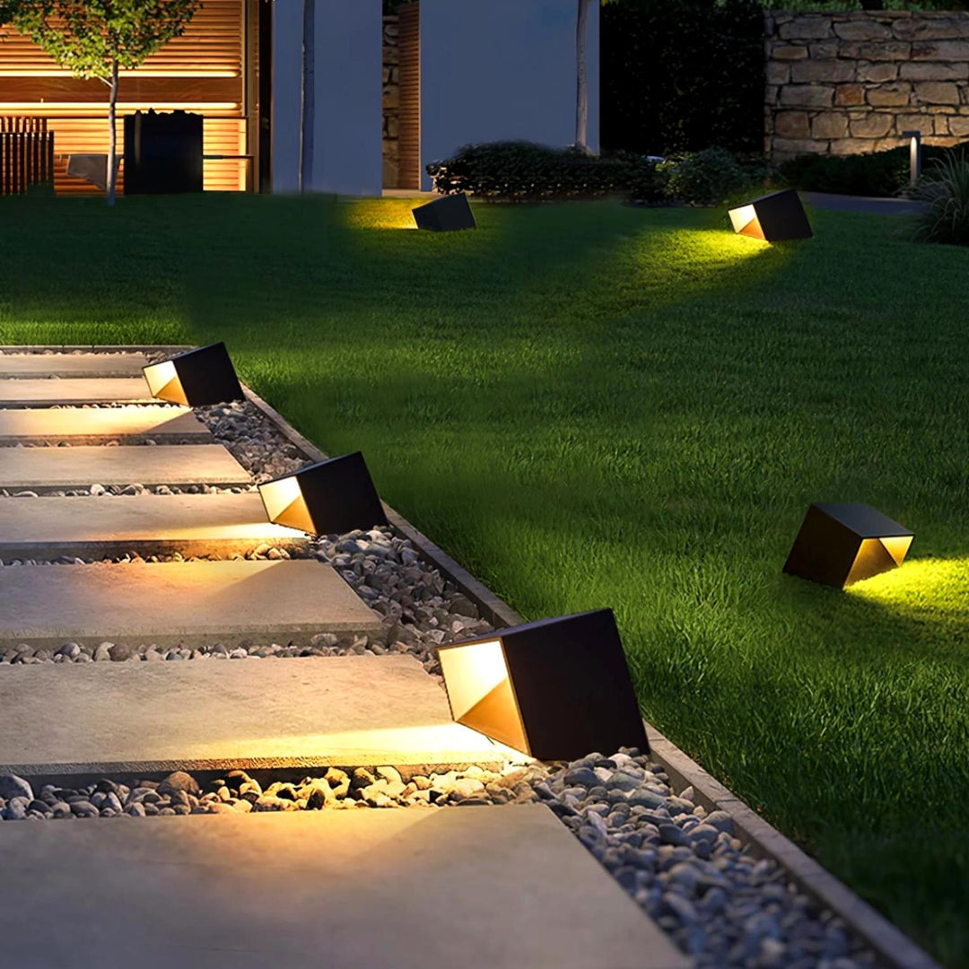 CubeLuxe™ – Lampe Solaire Design Cube pour Extérieur