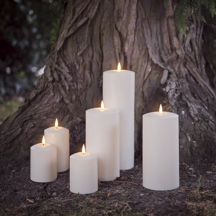Pack de 6 Bougies Extérieures à LED Effet Réaliste