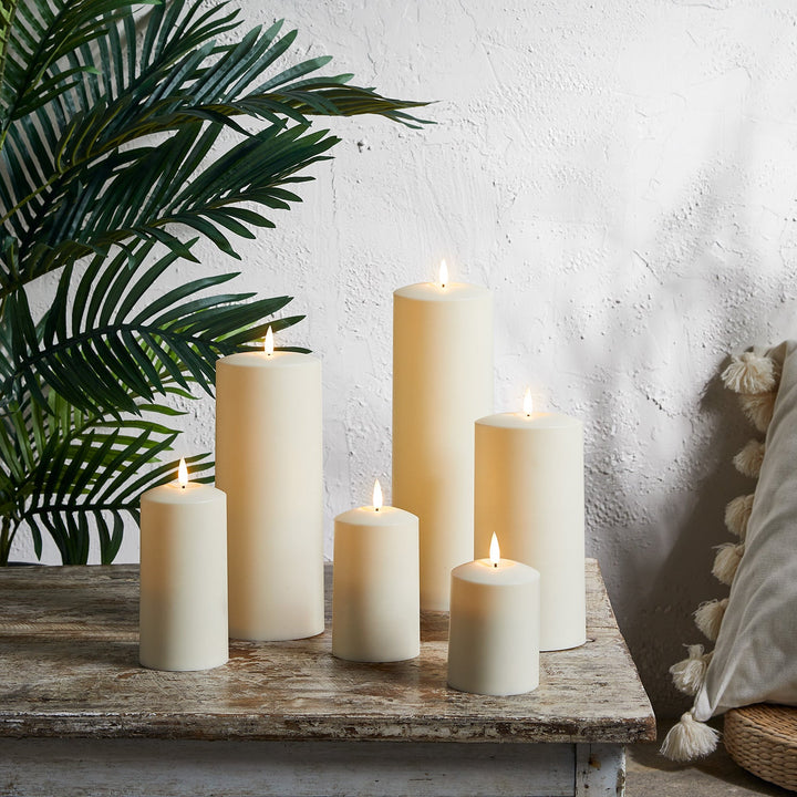 6 Bougies LED Résistantes aux Intempéries avec Télécommande