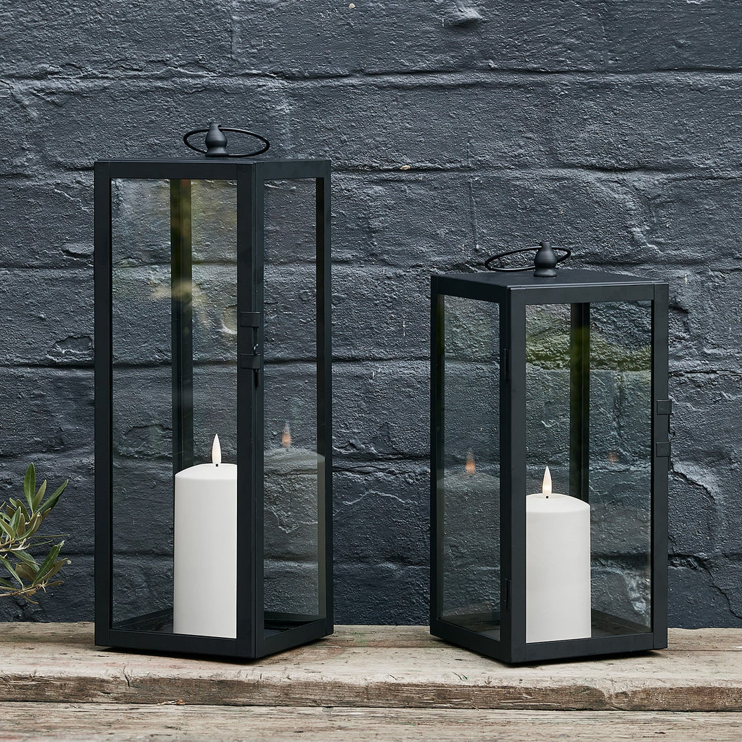 GlowNest™ – Duo de Lanternes Solides avec Effet Bougie Réaliste