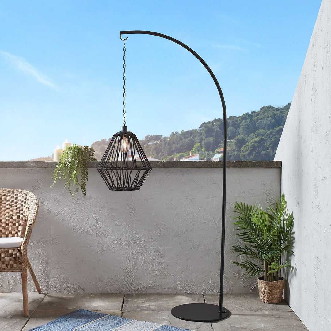 Éclat Prisma™ – Suspension LED Solaire avec Structure Moderne
