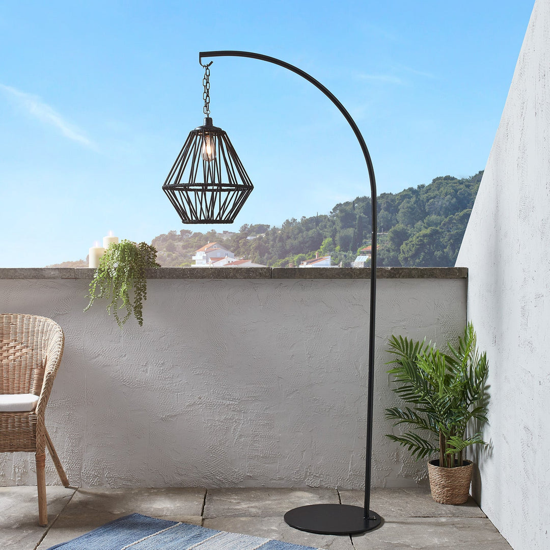 Éclat Prisma™ – Suspension LED Solaire avec Structure Moderne