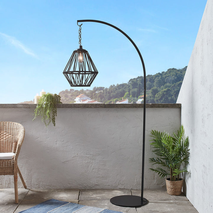 Éclat Prisma™ – Suspension LED Solaire avec Structure Moderne