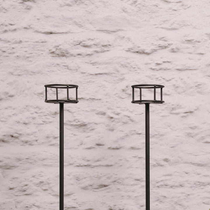 PiqueLumière™ – Ensemble de 2 Supports Photophores Jardin