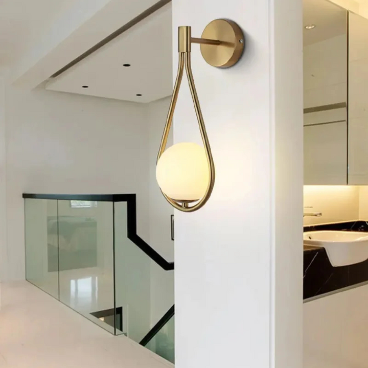 VerreLuna™ – Applique LED Suspendue au Style Aérien