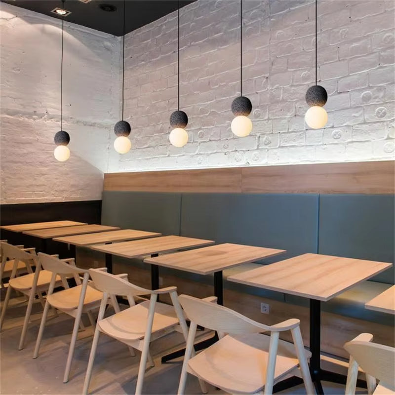 LumiZzo™ – Suspension Épurée avec Finition Terrazzo