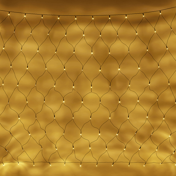 Trame Enchantée™ – Filet Lumineux Blanc Chaud Raccordable