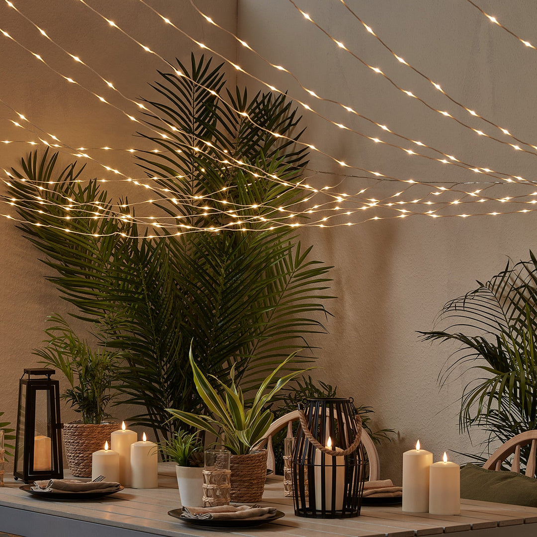 Soirées Lumière™ – Éclairage Idéal pour Repas en Extérieur