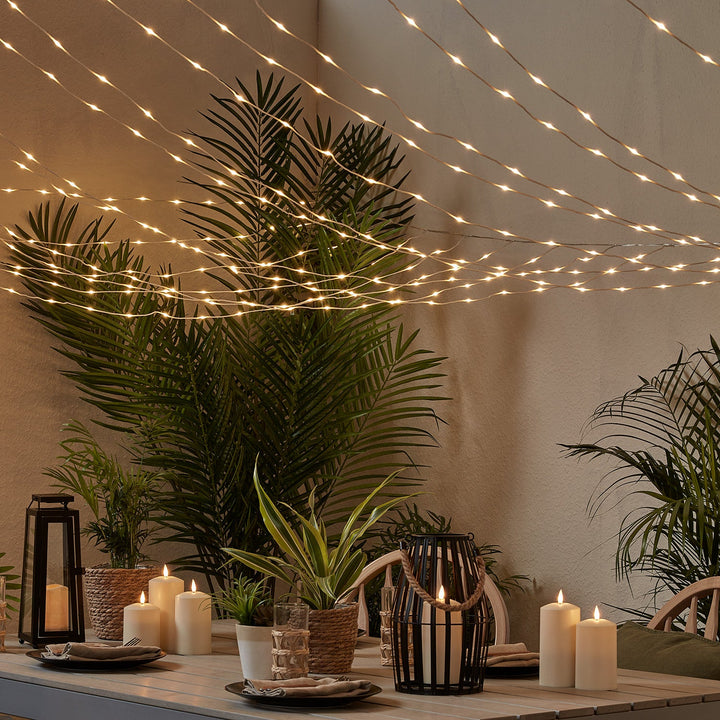 Soirées Lumière™ – Éclairage Idéal pour Repas en Extérieur