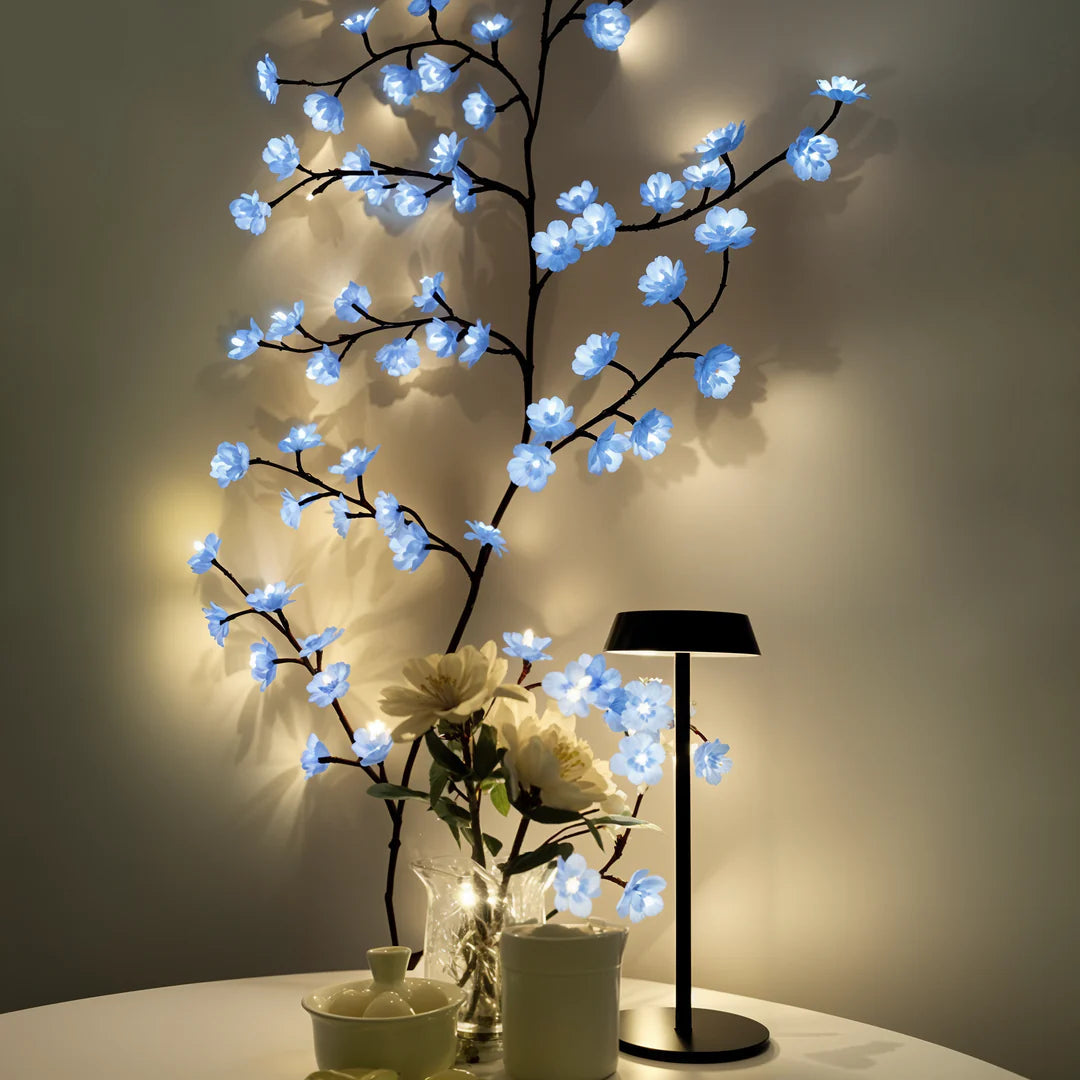 LumiCerise™ – Lampe Murale Poétique aux Tons Cerisiers