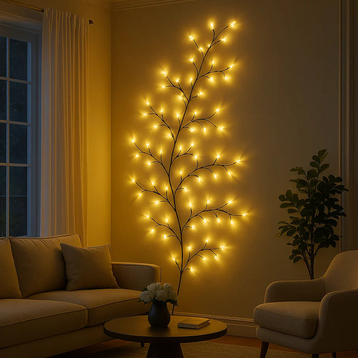 LumiCerise™ – Lampe Murale Poétique aux Tons Cerisiers