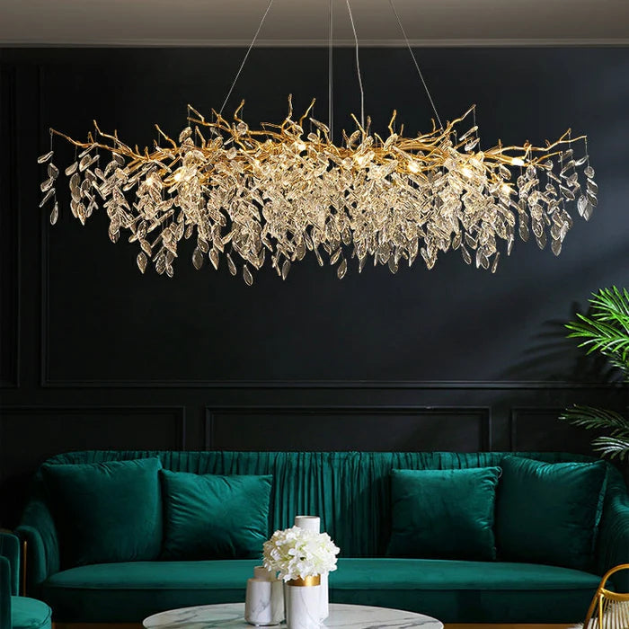 PrestigeCiel™ – Chandelier de Plafond Élégant et Étincelant