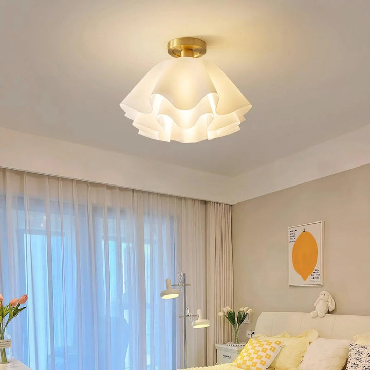 NeigeFleur™ – Luminaire de Plafond Fleur Minimaliste