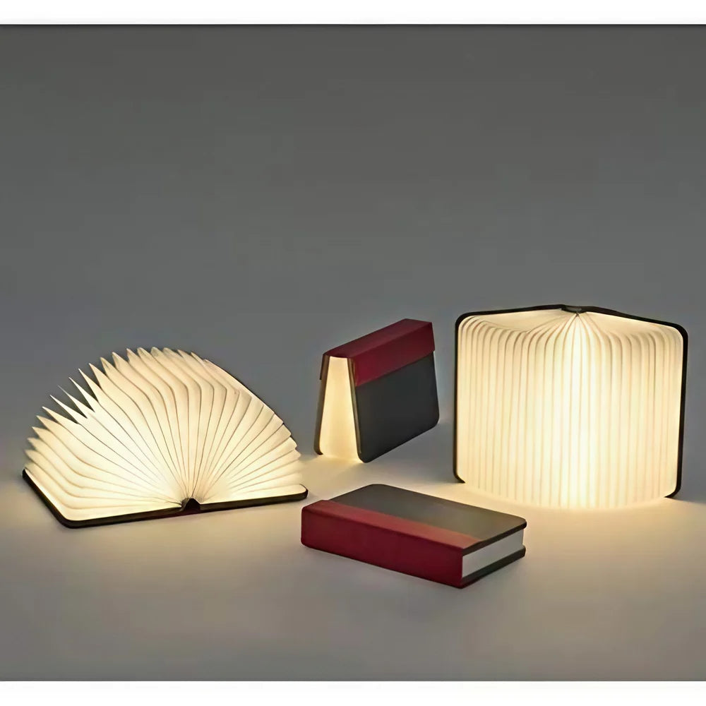 LumiLivre™ – Lampe Livre Pliable à 360° avec LED