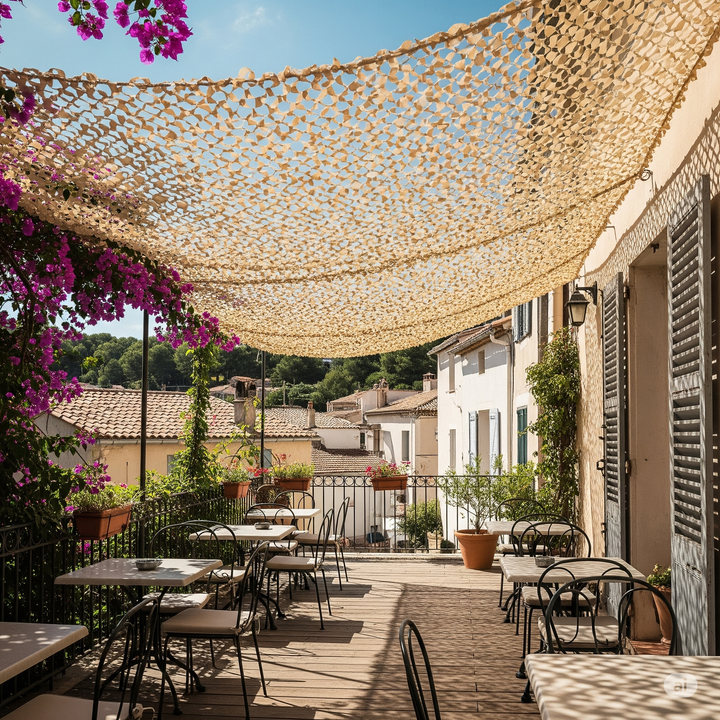 SandHide™ – Toile de Camouflage Teinte Dune