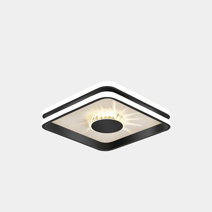 Clartéa™ – Plafonnier Chic et Lumineux en Cristaux Scintillants