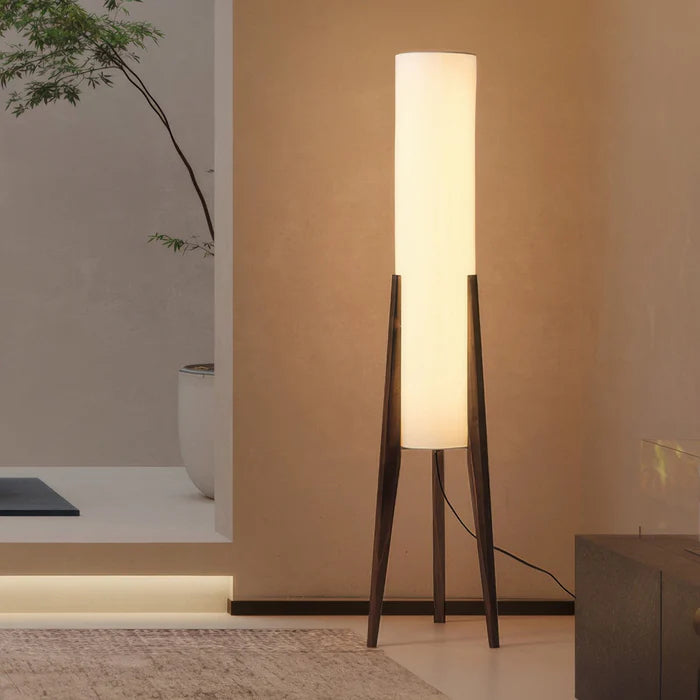 TerraLume™ – Lampadaire en Bois Naturel et Design
