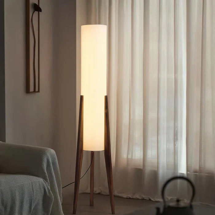 TerraLume™ – Lampadaire en Bois Naturel et Design
