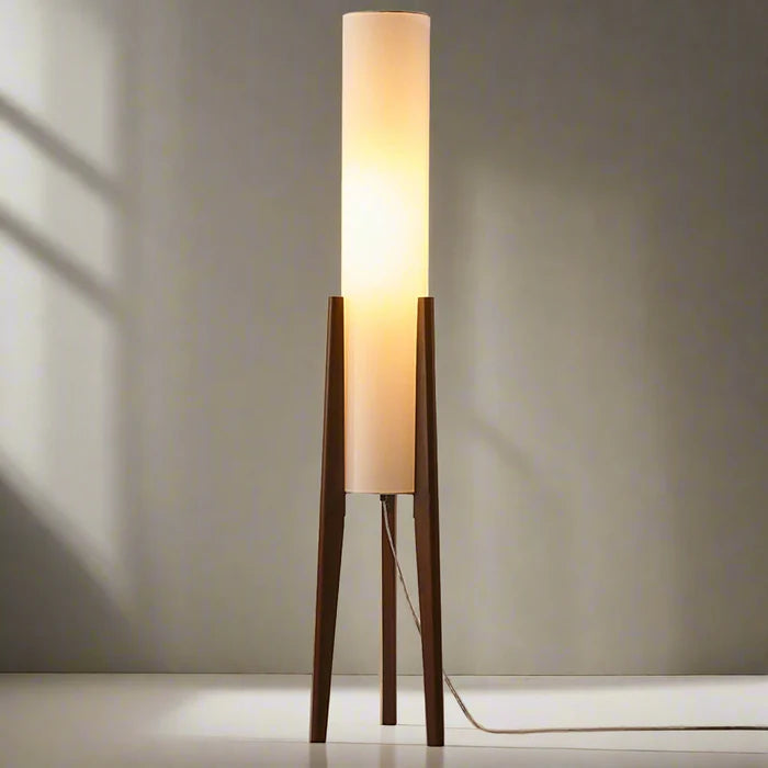 TerraLume™ – Lampadaire en Bois Naturel et Design