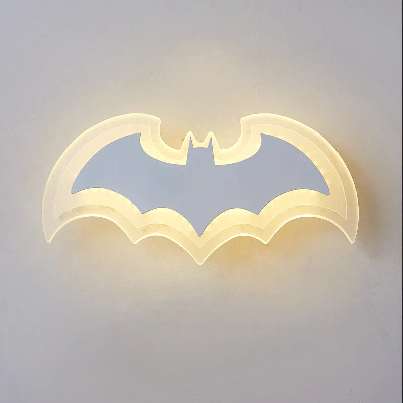 LumiBat™ – Applique Chambre Enfant au Style Super-Héros