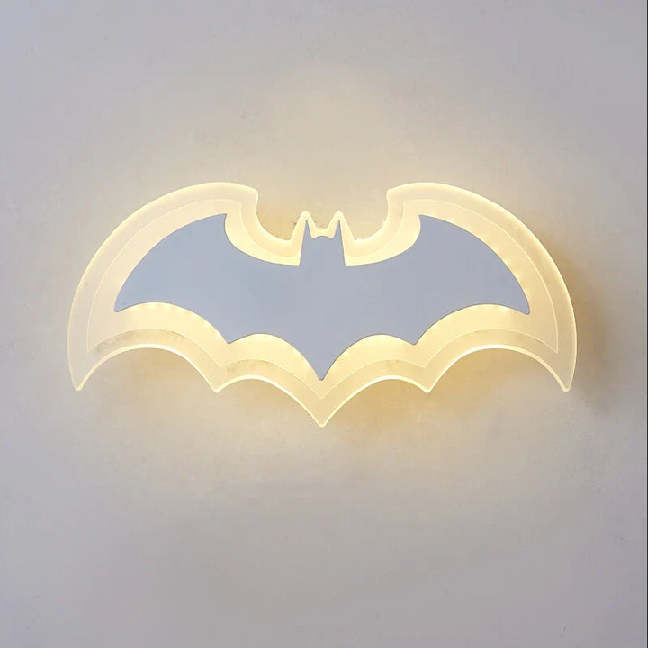 LumiBat™ – Applique Chambre Enfant au Style Super-Héros