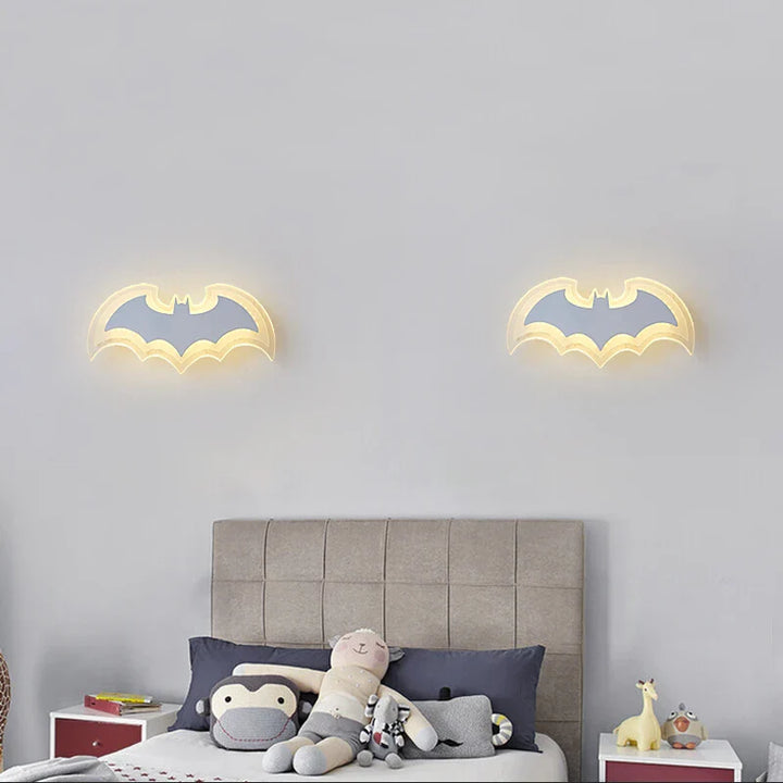 LumiBat™ – Applique Chambre Enfant au Style Super-Héros