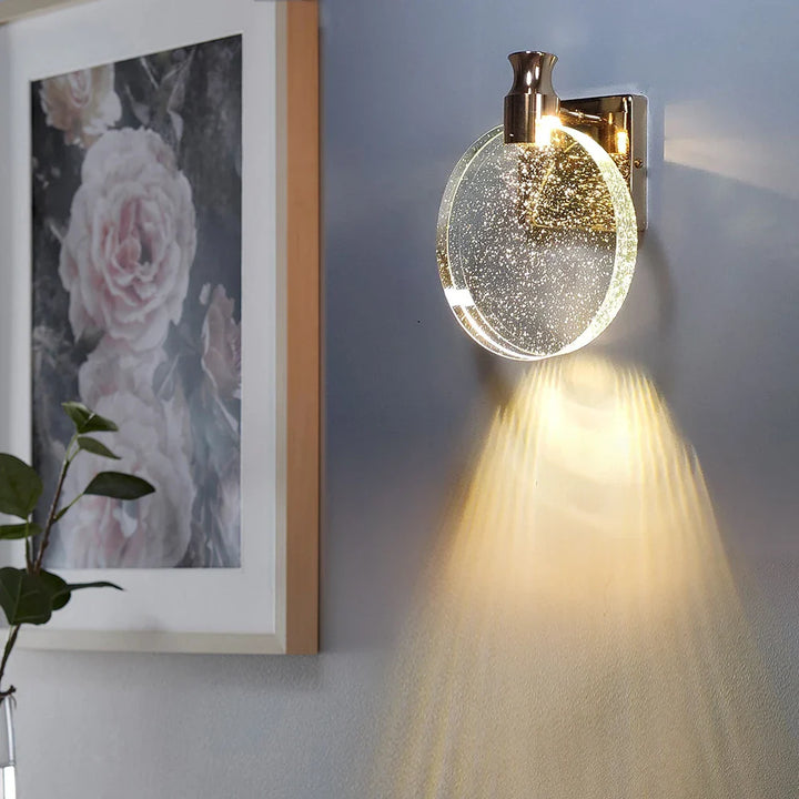 Éclat Pur™ – Applique Contemporaine en Cristal