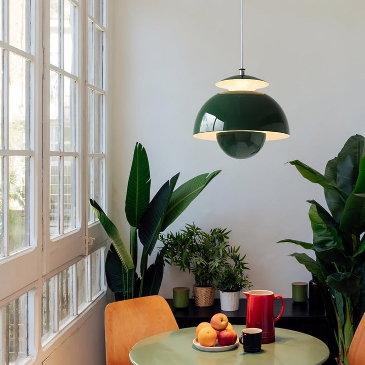 LumiBourgeon™ – Lustre Créatif au Design Floral Rétro
