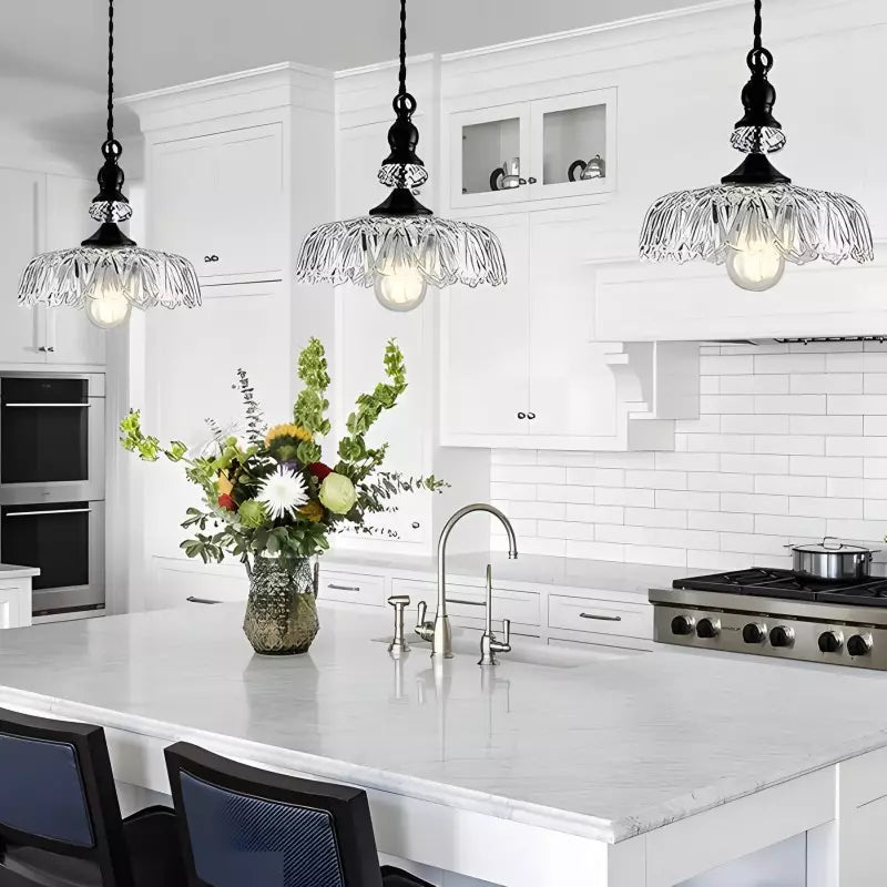 ÉclatFleur™ – Lampe Suspendue Florale et Raffinée