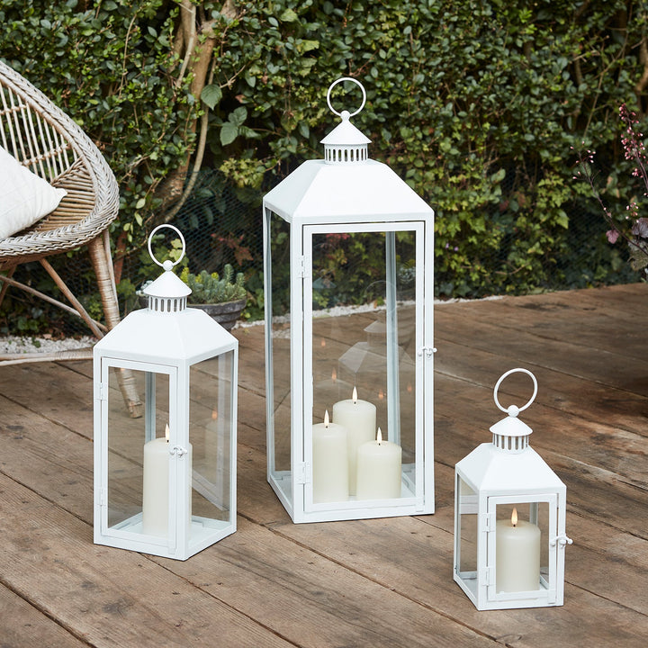 Éclats Marins™ – Lot de 3 Lanternes Style Bord de Mer