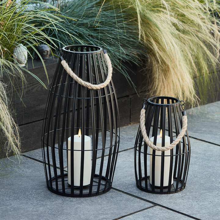 Double Lanterne de Jardin Canberra avec Bougies