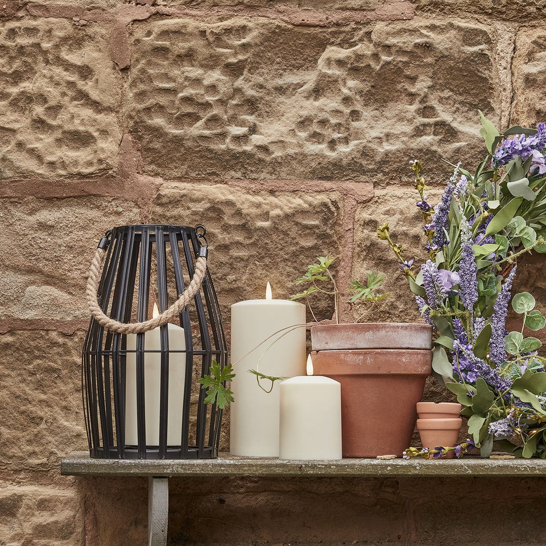 Double Lanterne de Jardin Canberra avec Bougies