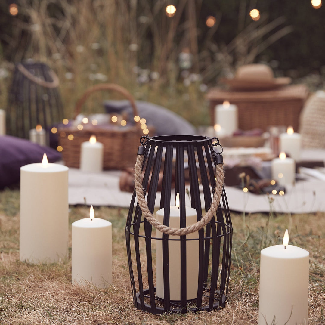 Double Lanterne de Jardin Canberra avec Bougies