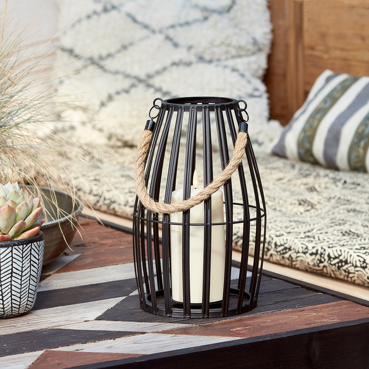 Double Lanterne de Jardin Canberra avec Bougies