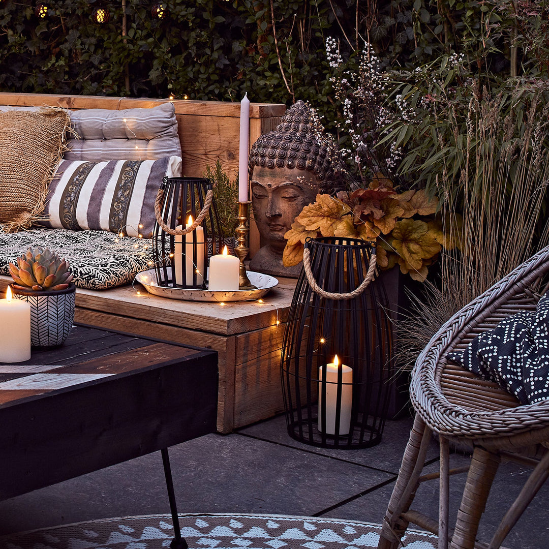 Lumière Canberra™ – Grande Lanterne Élégante pour Jardin & Terrasse