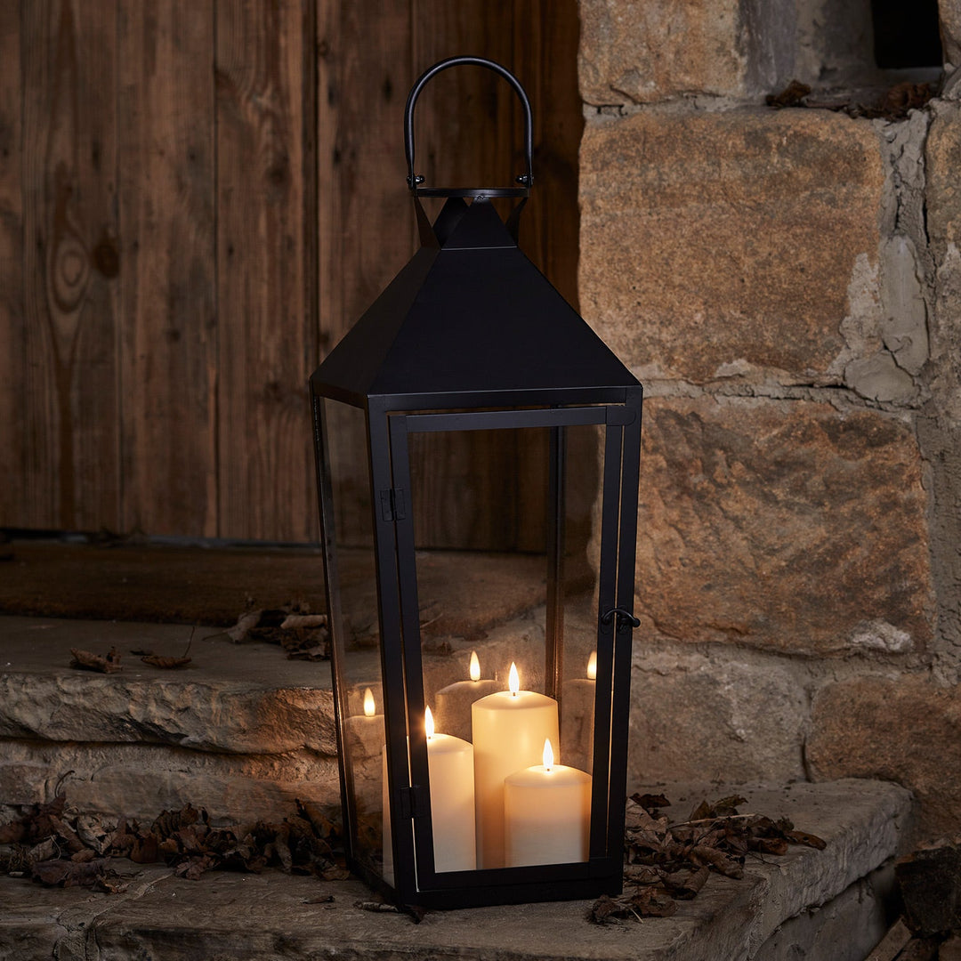 ÉclatNoir™ – Lanterne LED Haut de Gamme pour Jardin