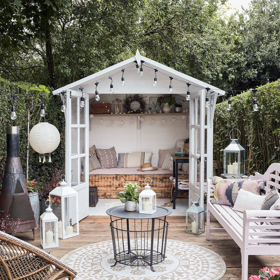 Lanterne Décorative Hayle en Métal avec Bougie Extérieure