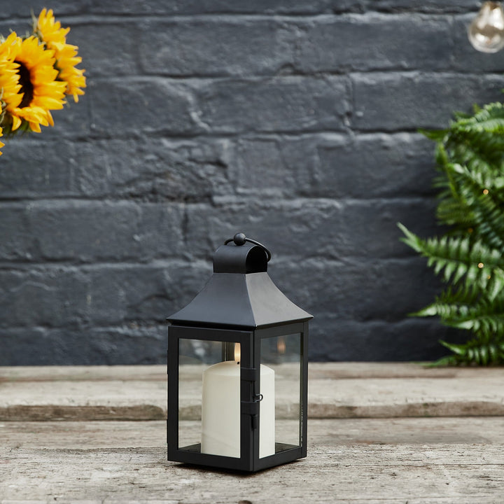 JardinFlamme™ Petite Lanterne 25 cm avec Bougie