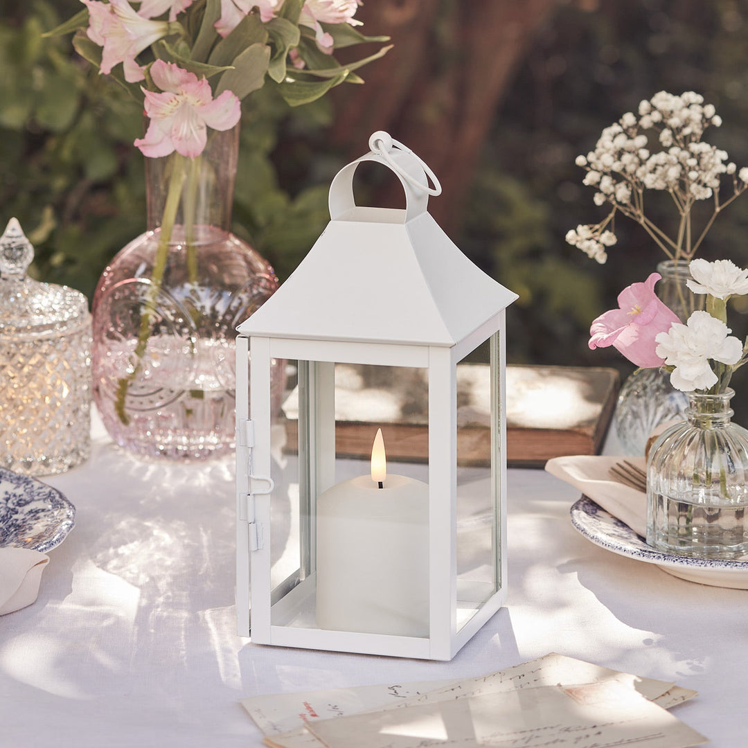 Lanterne Blanche Extérieure Albury – Format Compact 25 cm