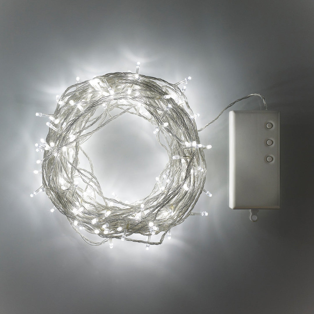 LumiCâble™ – Guirlande Blanche à LED sur Fil Transparent