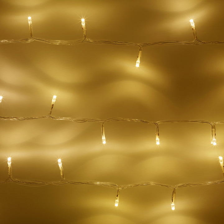 LumiCâble™ 200 LED Blanc Chaud à Piles