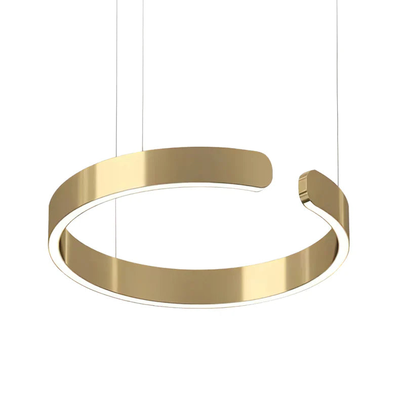 ClairAnneau™ – Suspension LED Circulaire Épurée