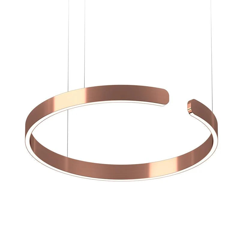 ClairAnneau™ – Suspension LED Circulaire Épurée