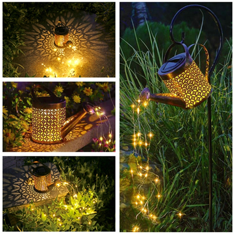 Watering Can Sparkles™ – Guirlandes Solaires LED en Cascade