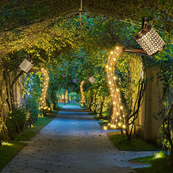 Watering Can Sparkles™ – Guirlandes Solaires LED en Cascade