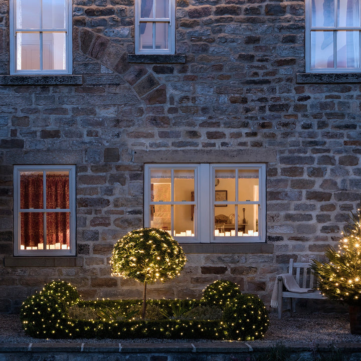 LumiGrid™ Connect – Filet Lumineux 140 LED Blanc Chaud