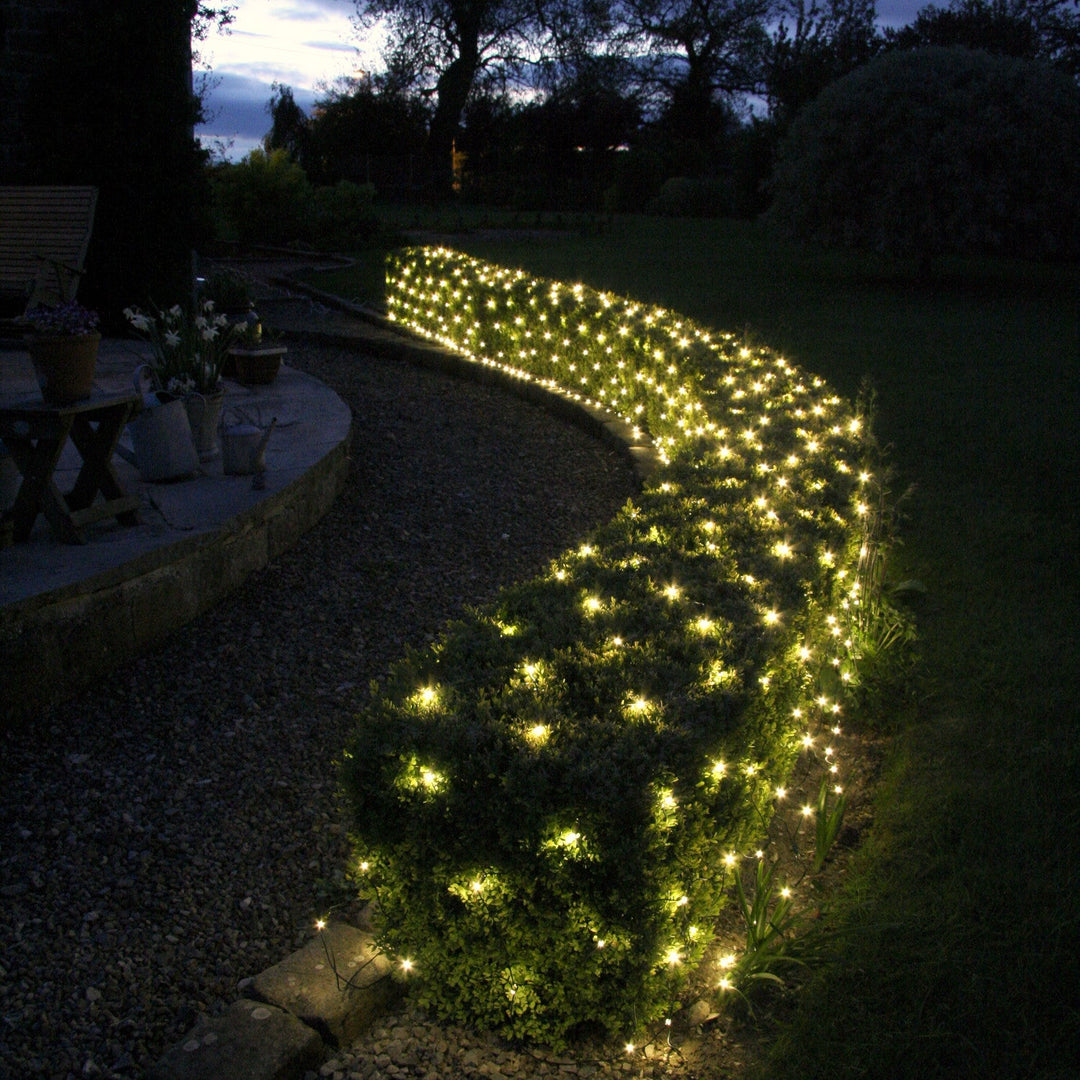 LumiGrid™ Connect – Filet Lumineux 140 LED Blanc Chaud