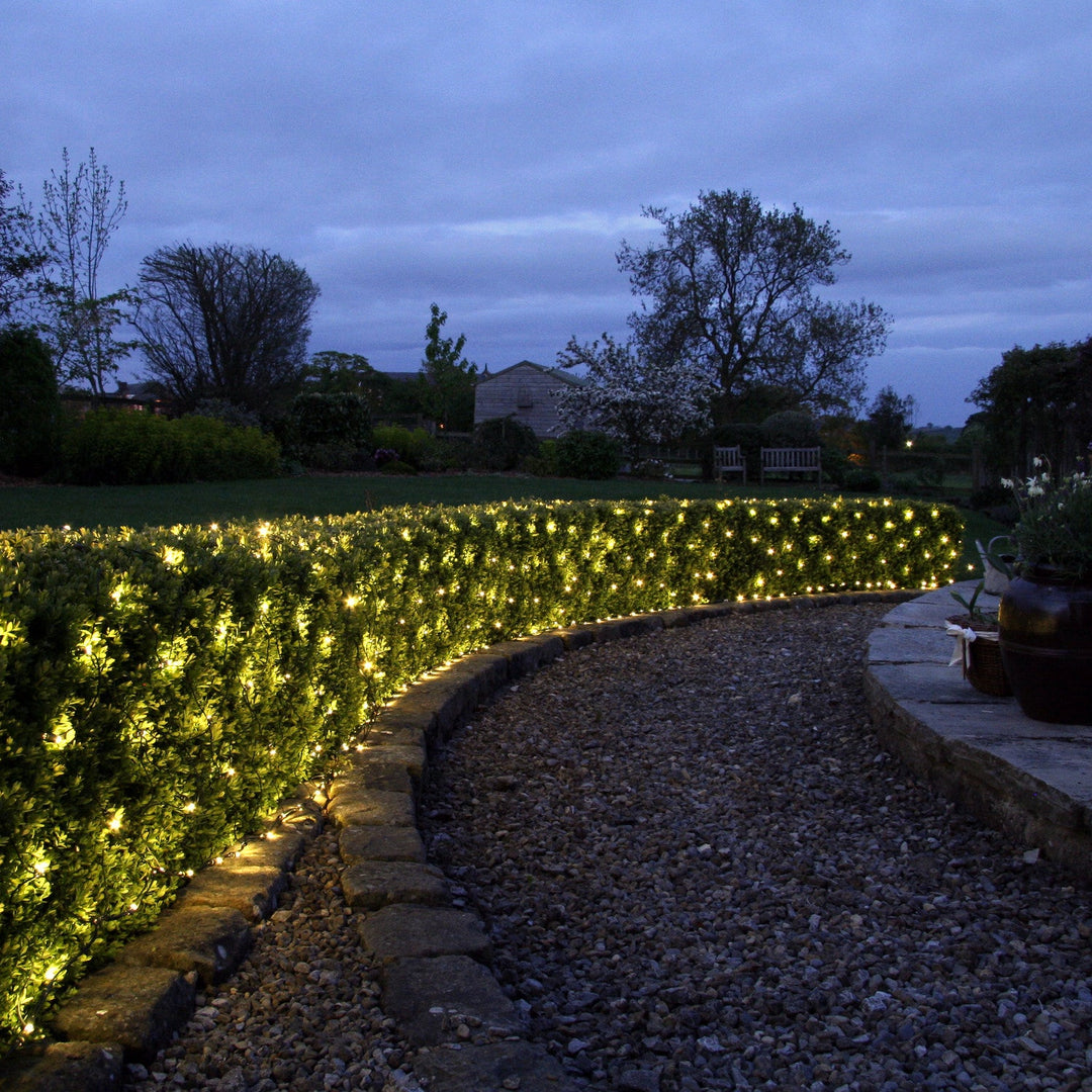 LumiGrid™ Connect – Filet Lumineux 140 LED Blanc Chaud
